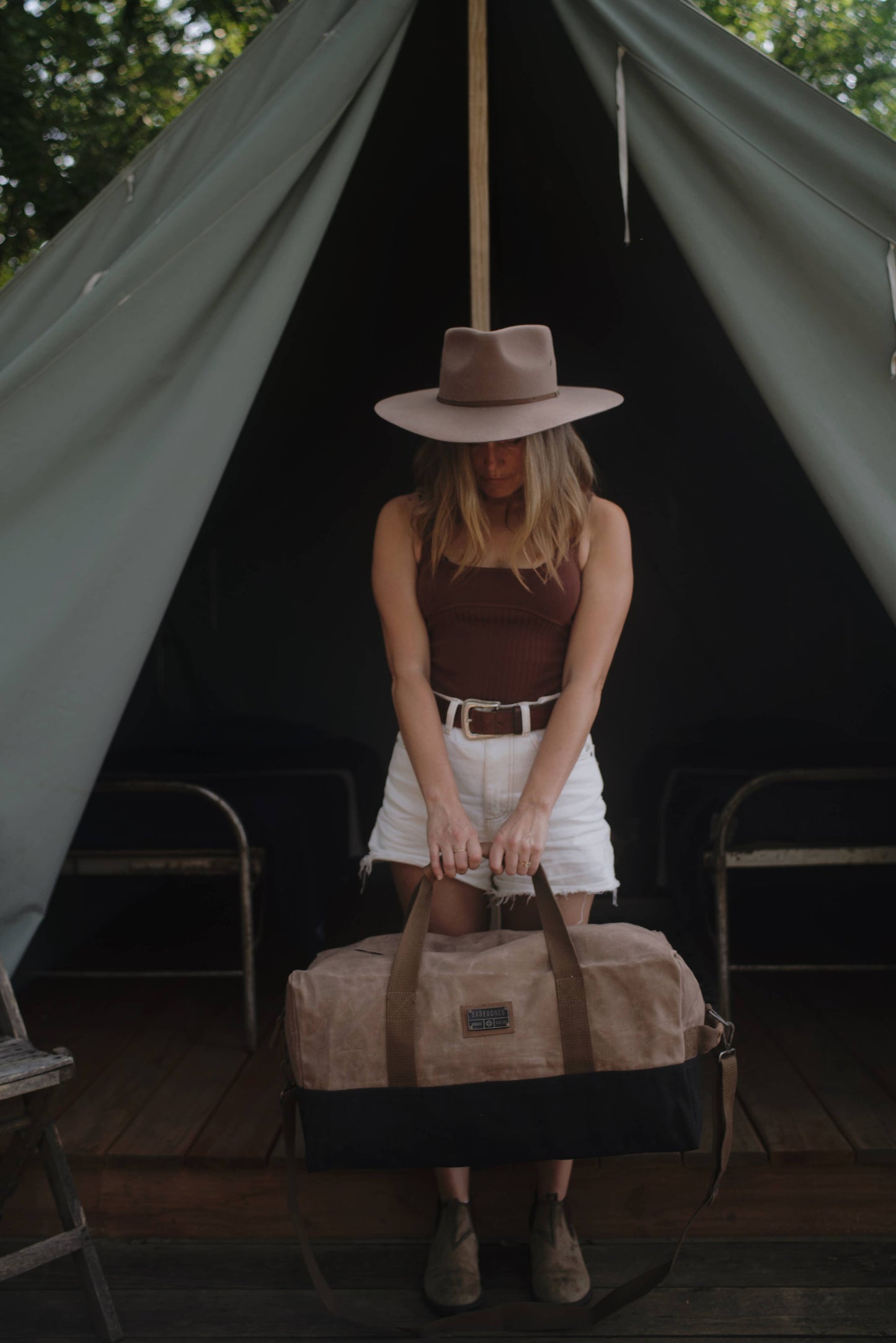 Neelum Duffel Bag | Waxed Canvas Bag