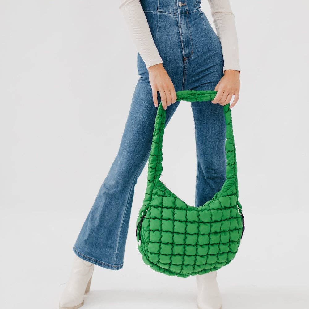 Pretty Simple - Carmen Quilted Hobo Tote Bag