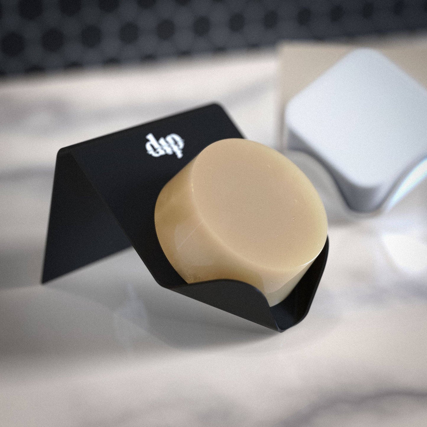 Dip - Life Preserver: Black Draining Soap Dish (single unit)