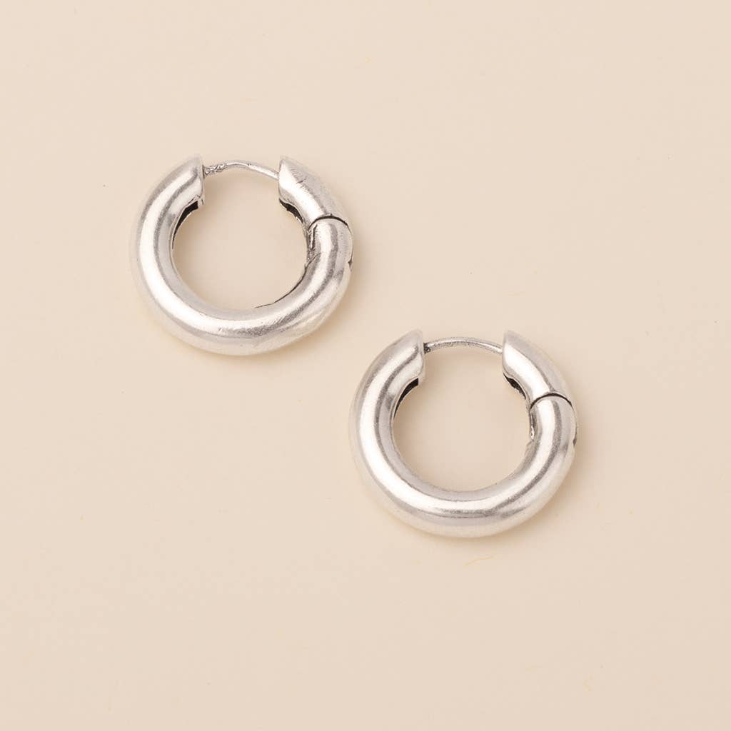 Stellar Hoop/Sterling Silver