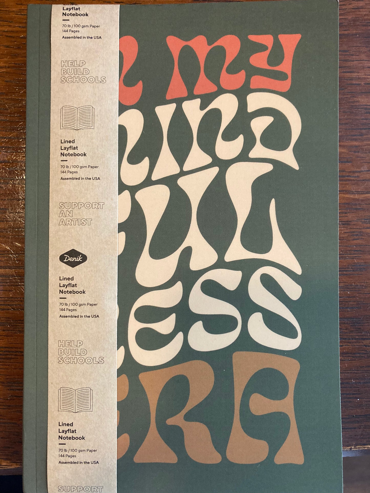 In My Mindfullness Era Layflat Notebook