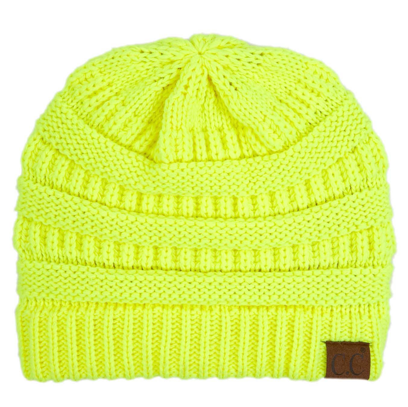 Hana - C.C Best Selling Cable Knit Classic Beanie Winter Hat