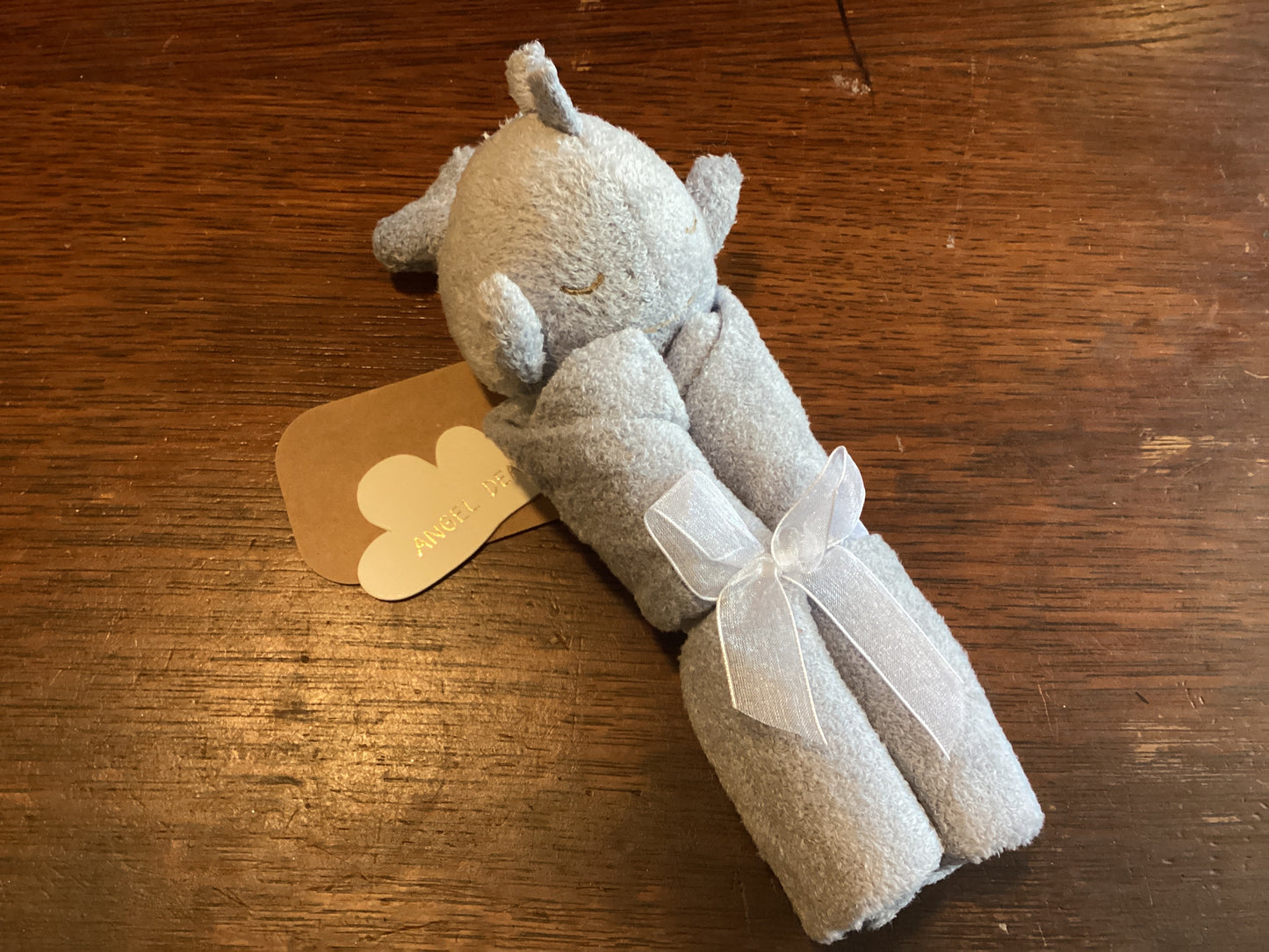 Dusty Blue Whale Blankie