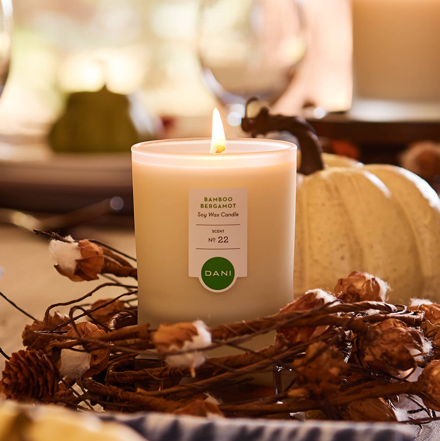 2oz Bamboo Bergamot Travel Candle Tin