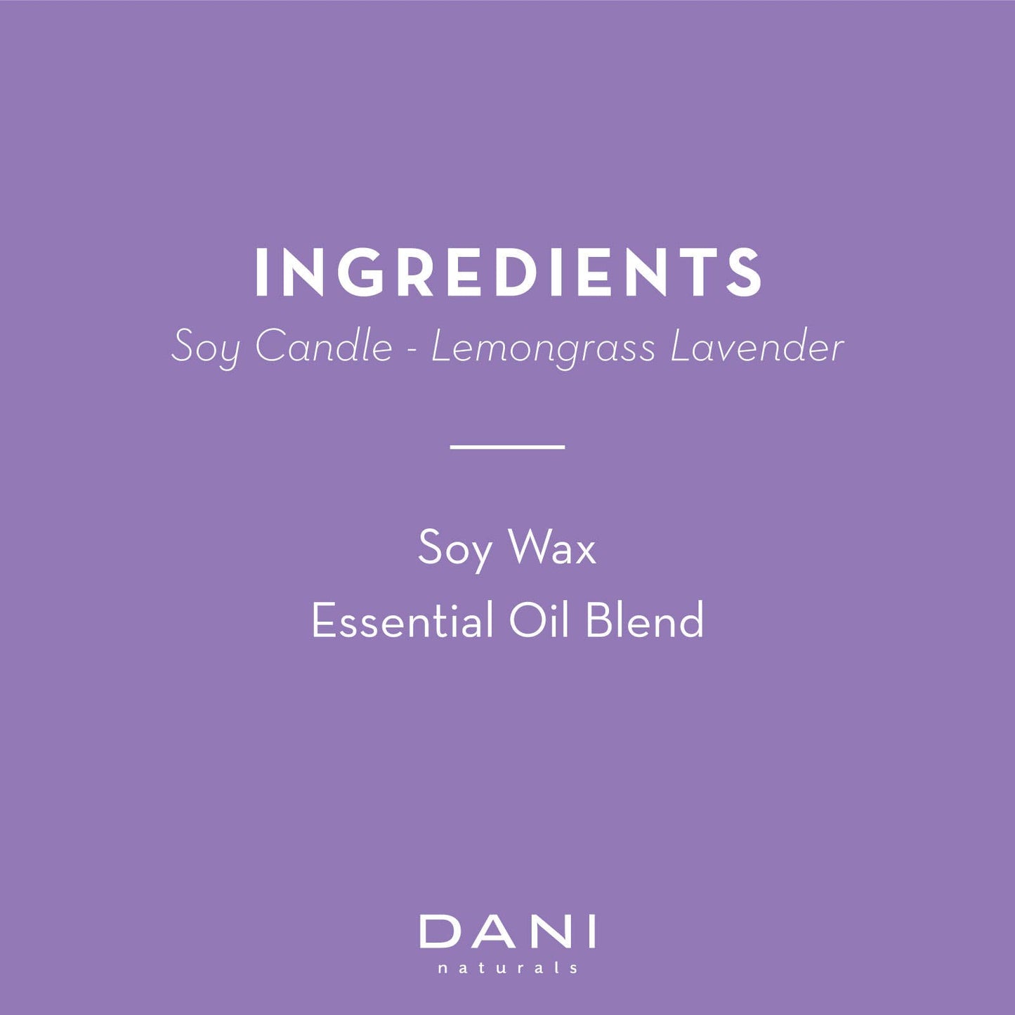 2oz Lemongrass Lavender Travel Candle Tin
