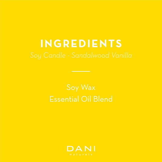 2oz Sandalwood Vanilla Travel Candle Tin