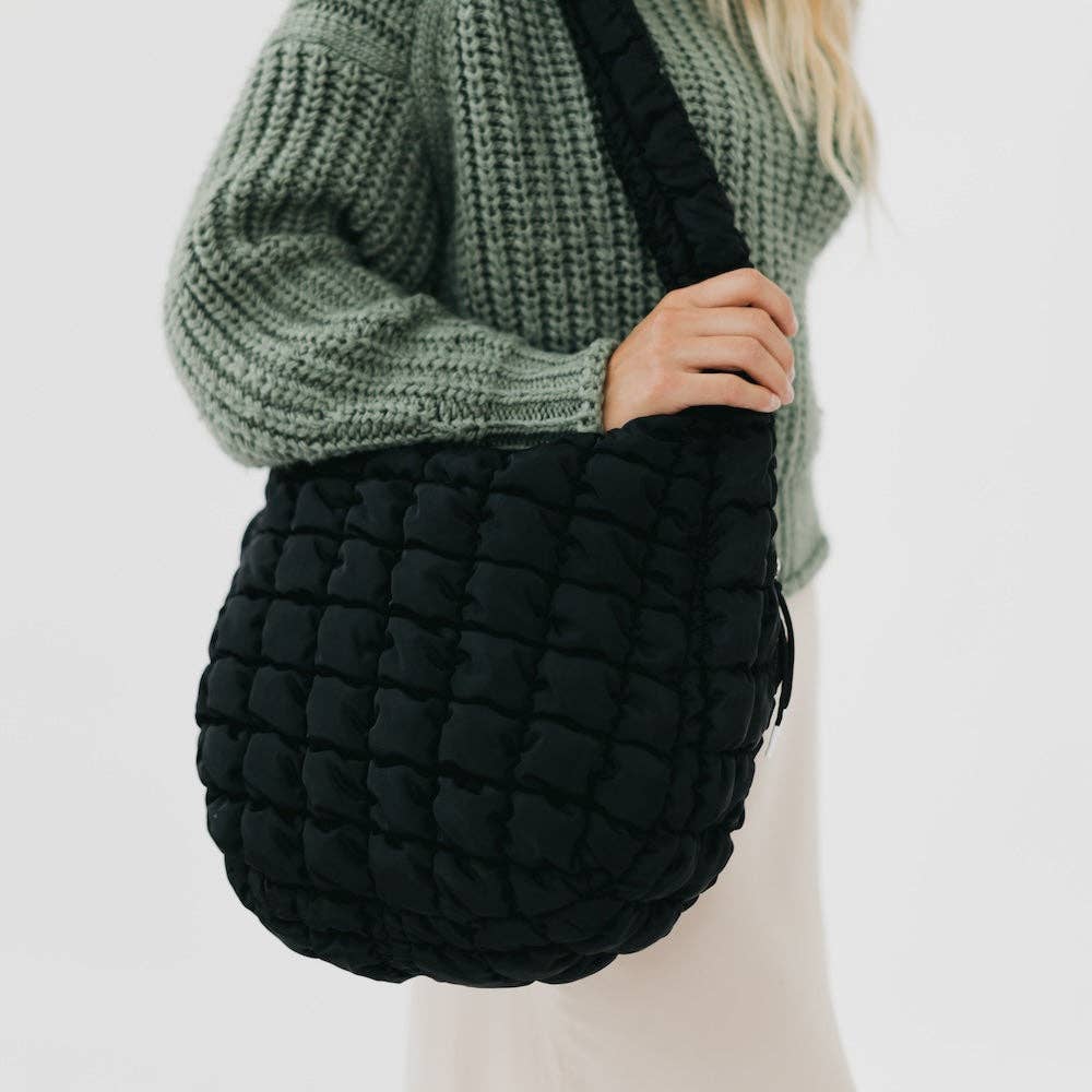 Pretty Simple - Carmen Quilted Hobo Tote Bag