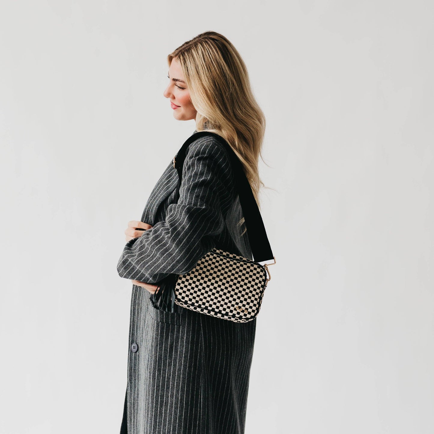 Woven Willow Camera Crossbody Bag