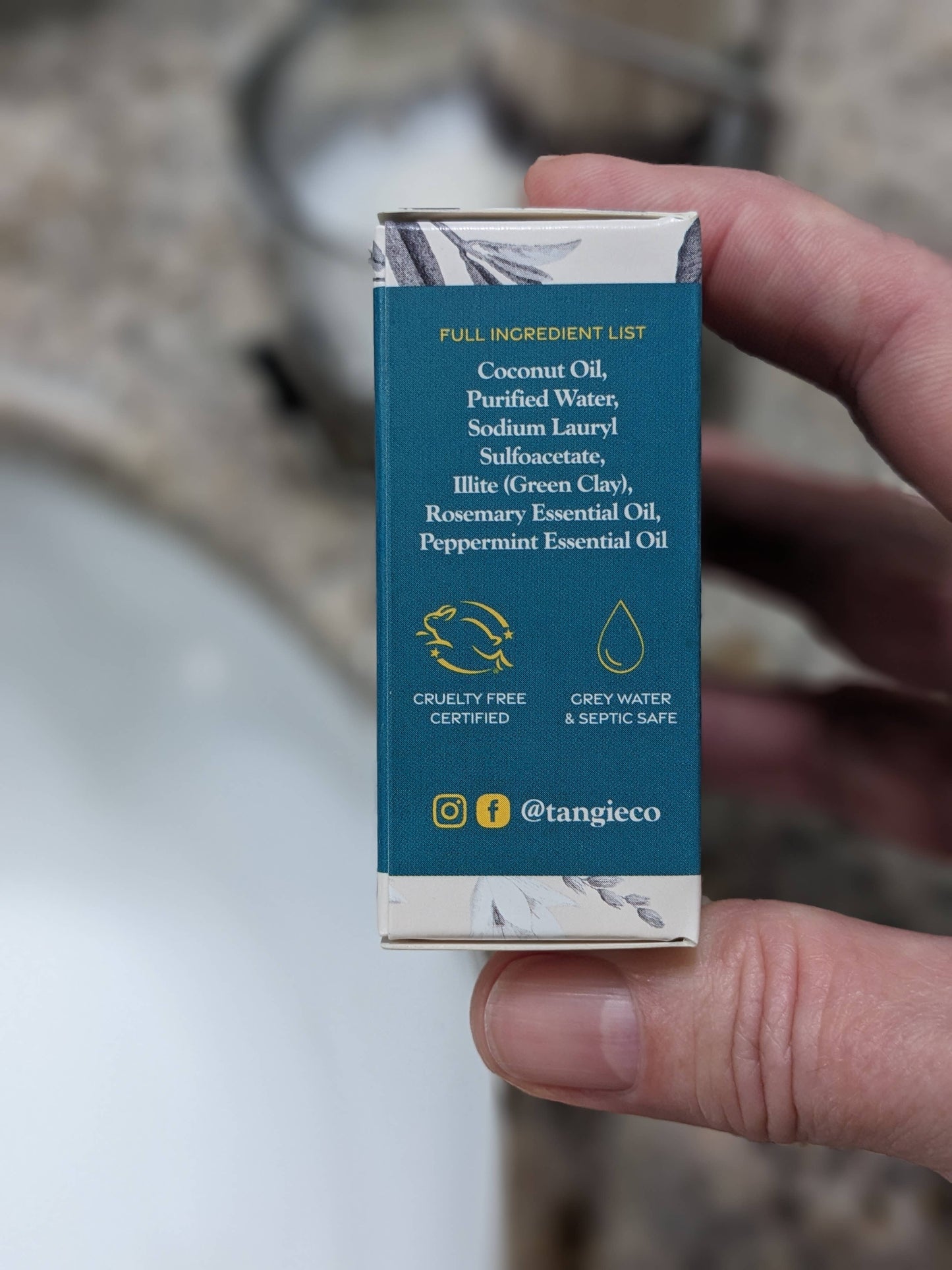 Tangie LLC - Shave Cream Bar-Unscented & Rosemary Mint. Tangie mens gift