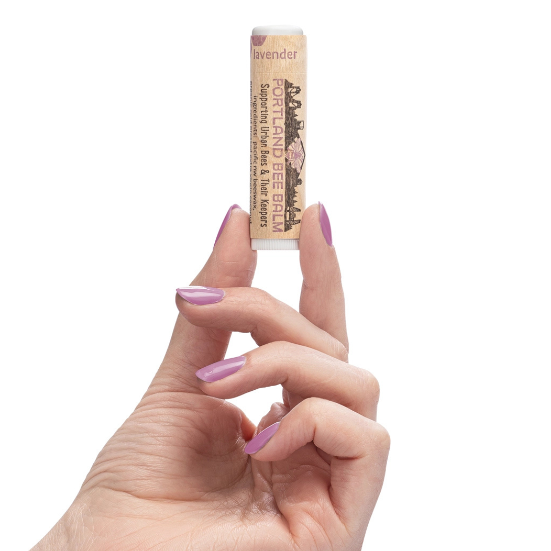 Portland Bee Balm - Lavender Organic Beeswax Lip Balm: 24-Count Display