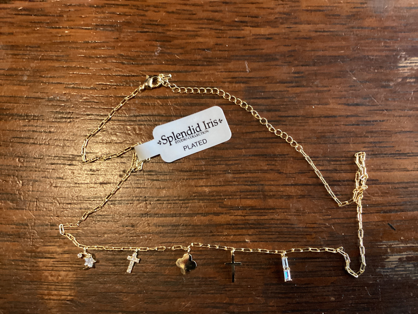 Faith Cross and Charms Necklace