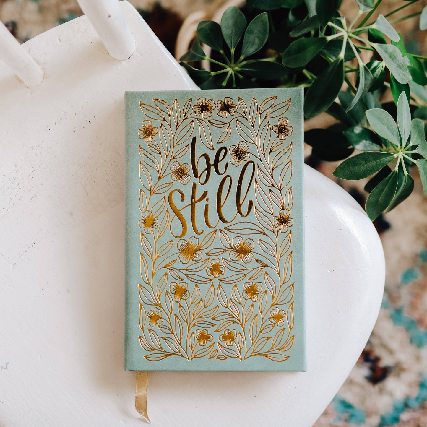 Be Still Journal w/ Gold Foil