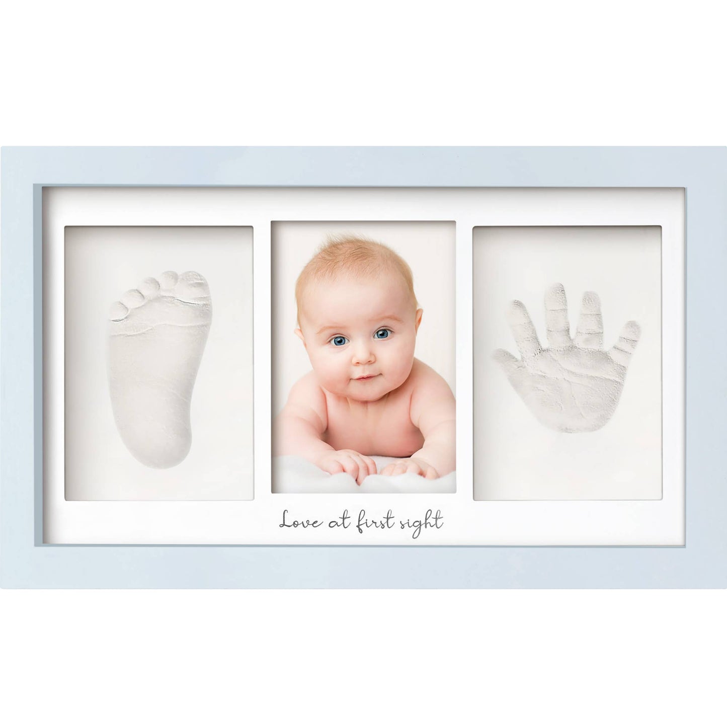 KeaBabies - KeaBabies Baby Handprint, Footprint Keepsake Duo Frame