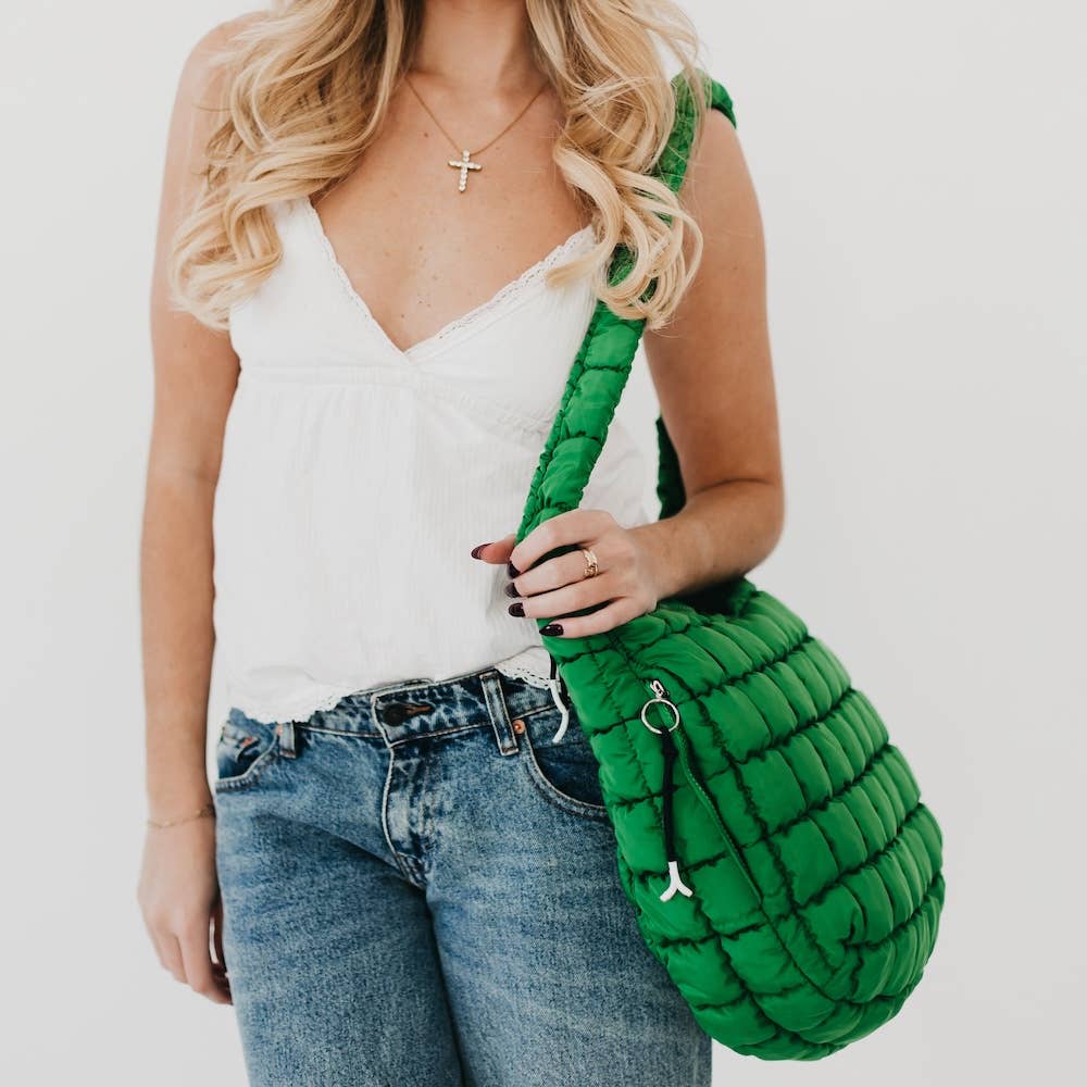 Pretty Simple - Carmen Quilted Hobo Tote Bag