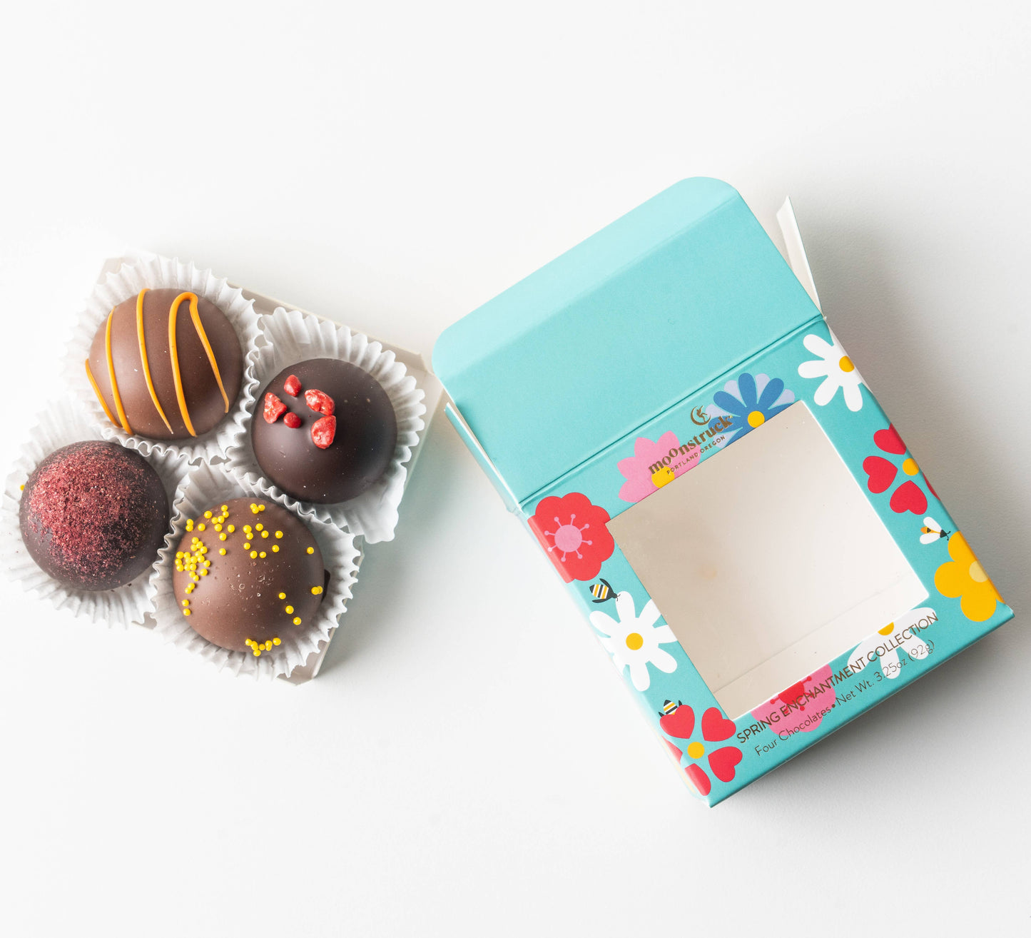 Moonstruck Chocolate Co - Truffle Collection: Spring Enchantment Collection 4PC
