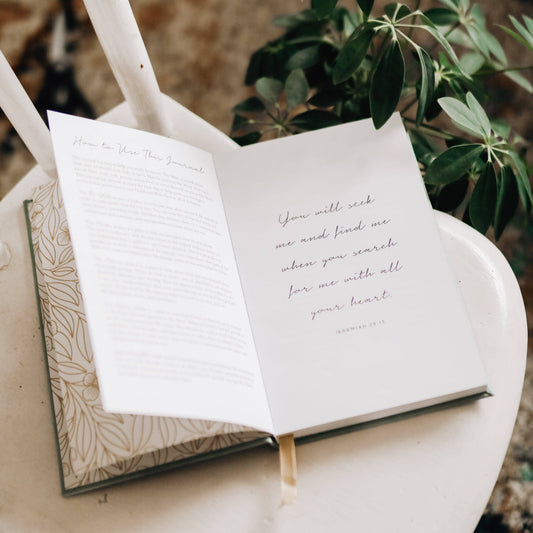 Be Still Journal w/ Gold Foil
