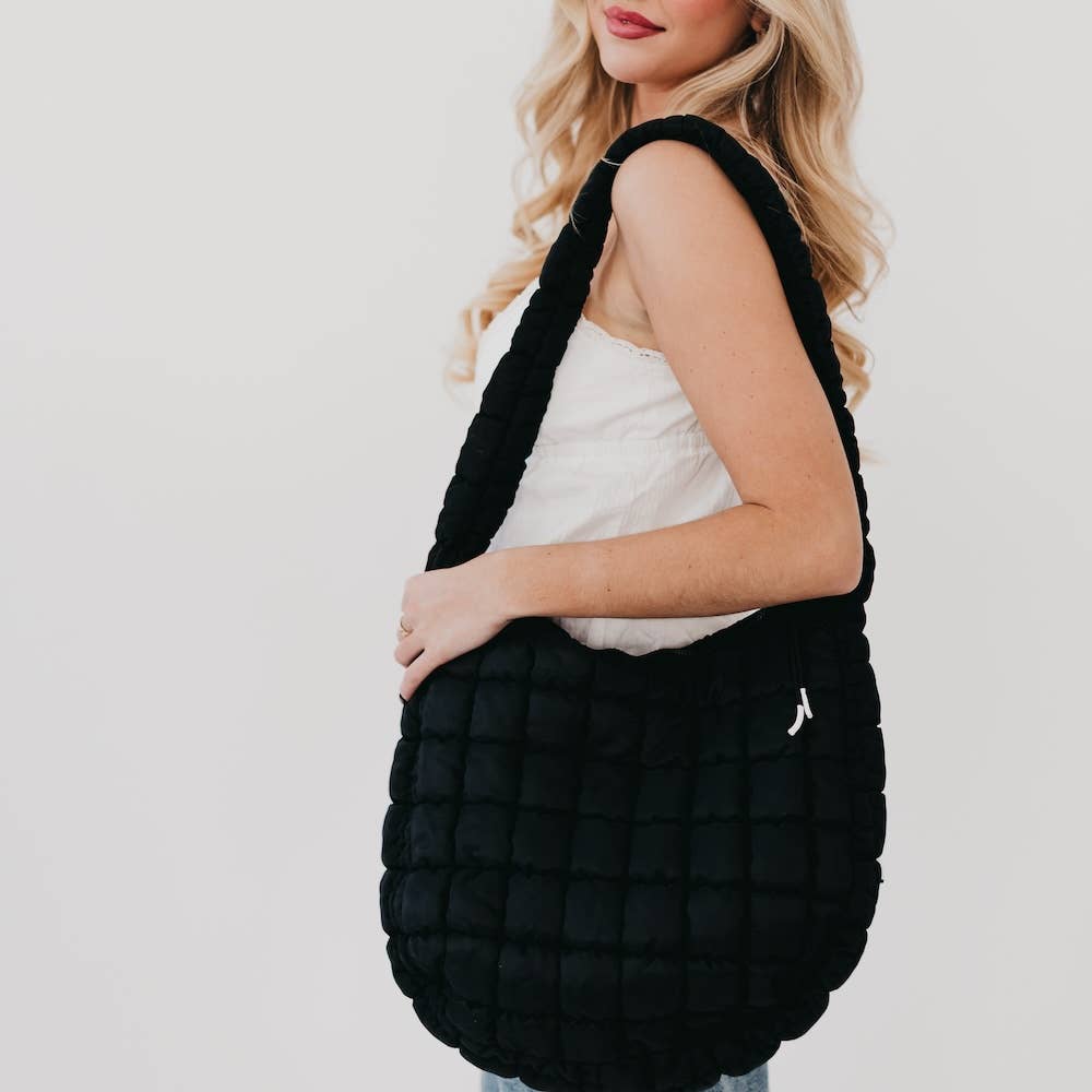 Pretty Simple - Carmen Quilted Hobo Tote Bag