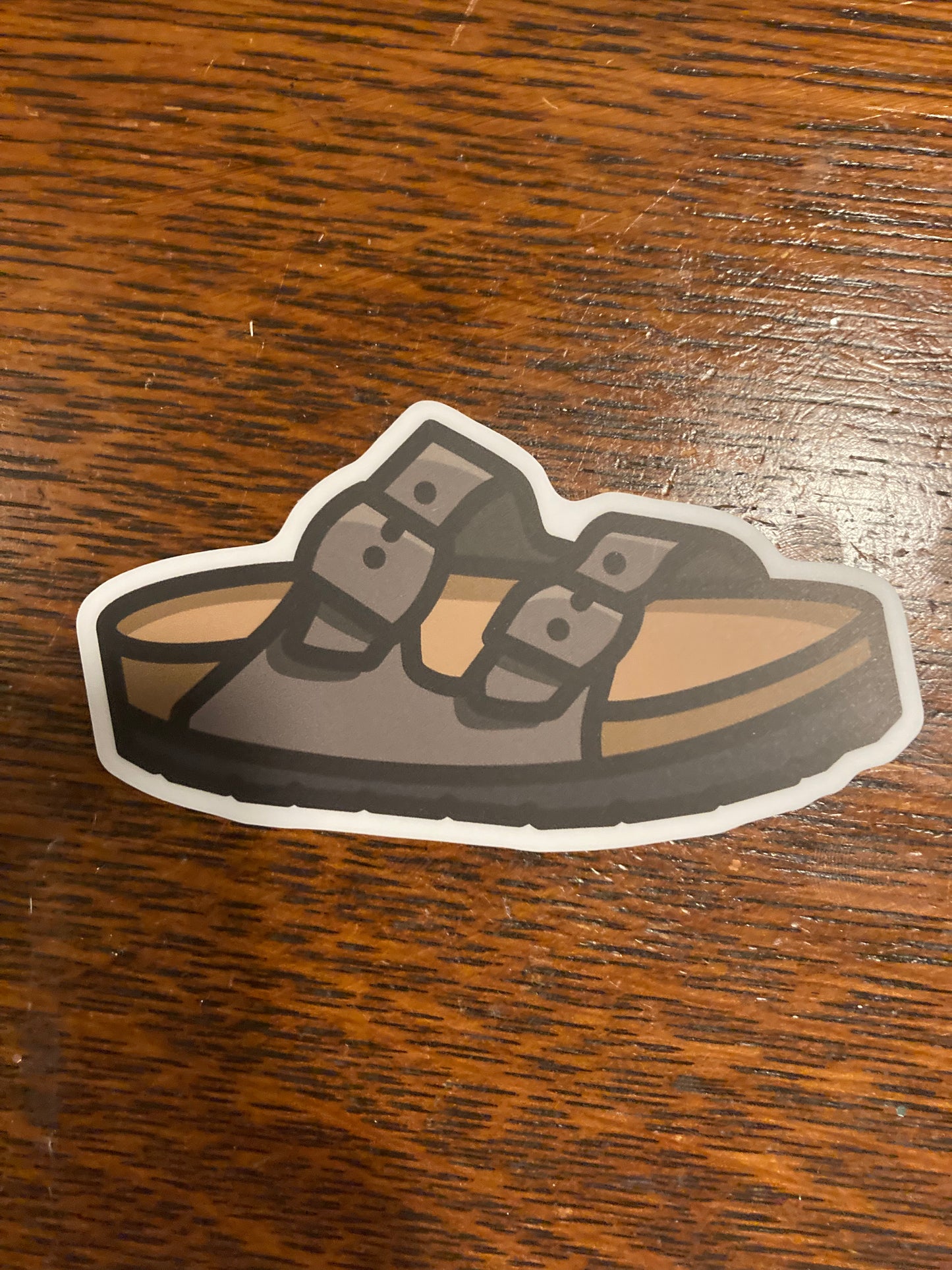 Leather Sandal Sticker