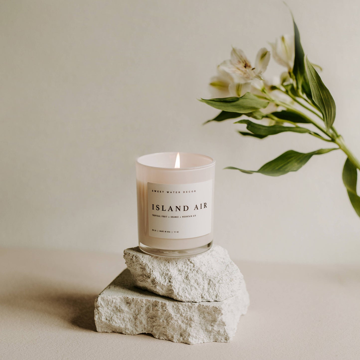 Sweet Water Decor - Island Air 11 oz Soy Candle - Home Decor & Gifts