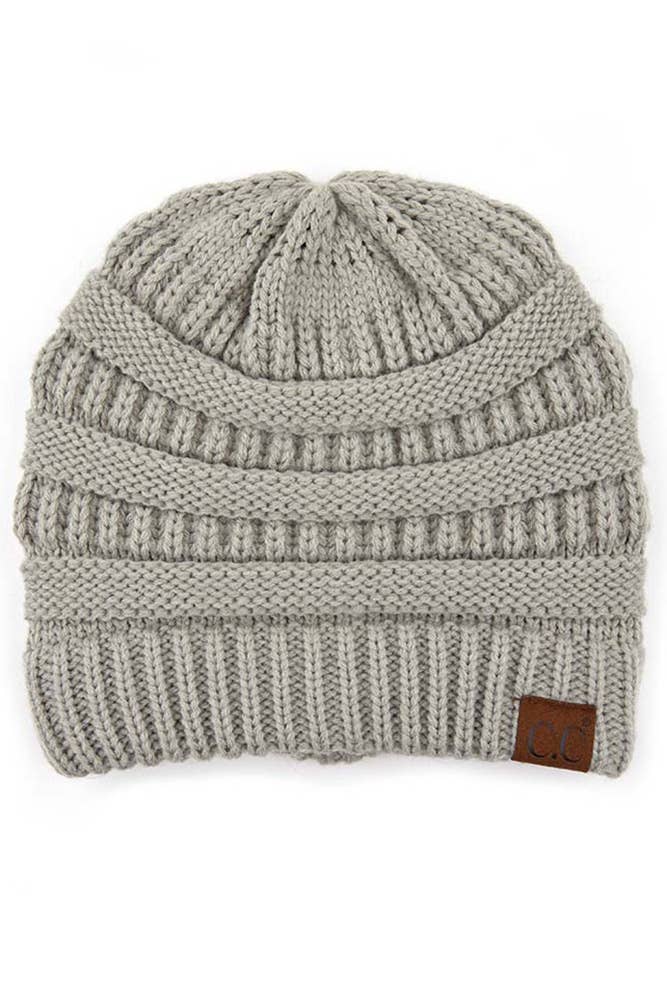 Hana - C.C Best Selling Cable Knit Classic Beanie Winter Hat