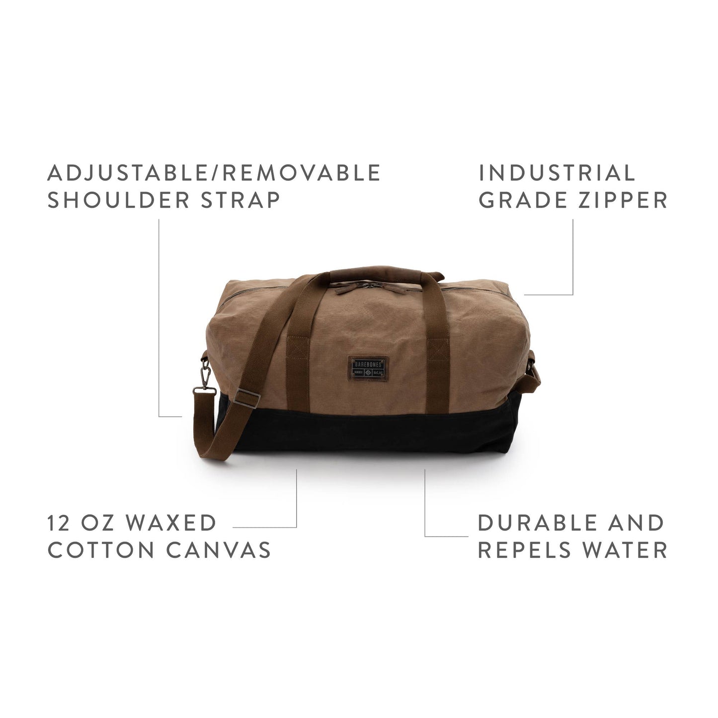 Neelum Duffel Bag | Waxed Canvas Bag