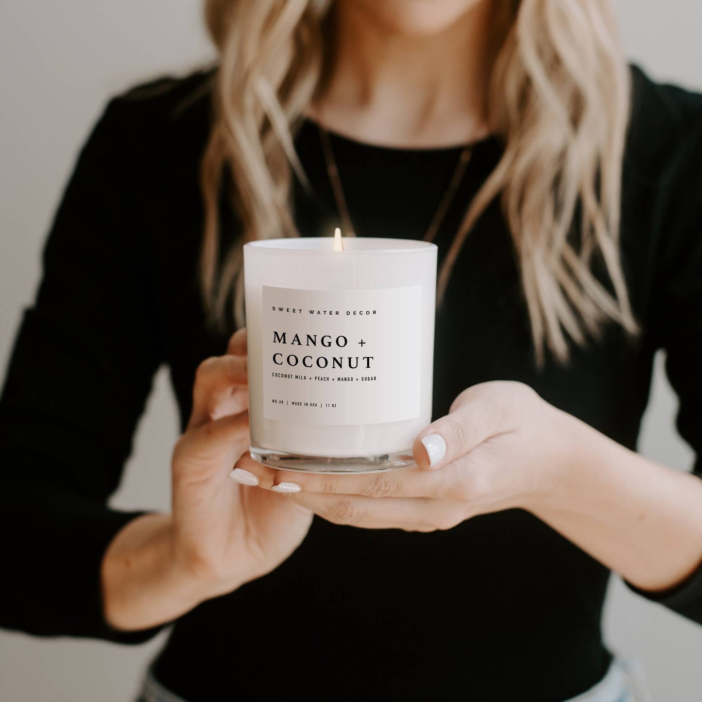 Sweet Water Decor - Mango and Coconut 11 oz Soy Candle - Decor & Gifts