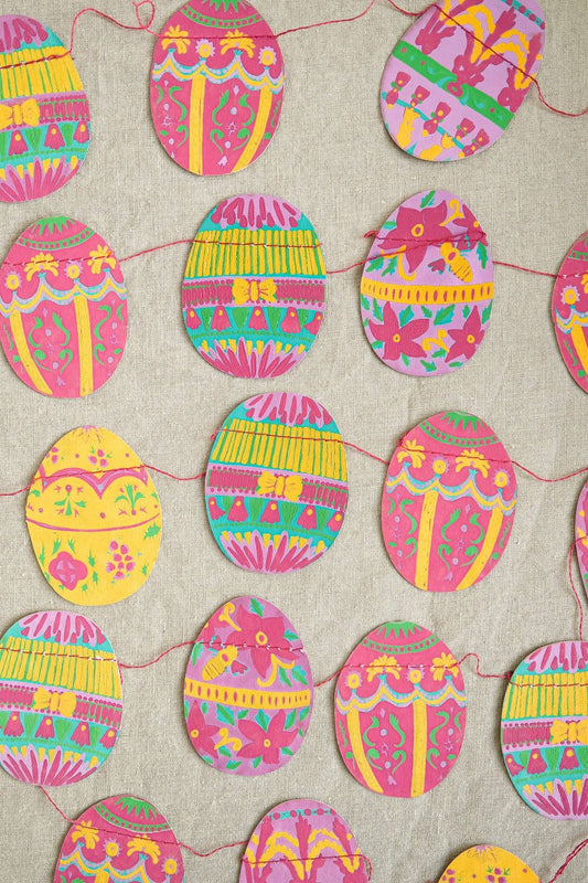 EASTER EGG SEWN GARLAND