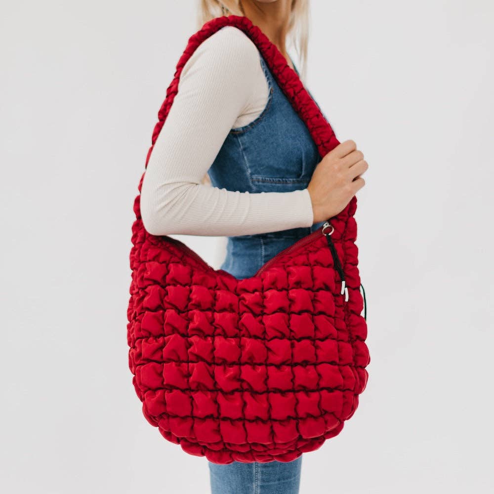 Pretty Simple - Carmen Quilted Hobo Tote Bag