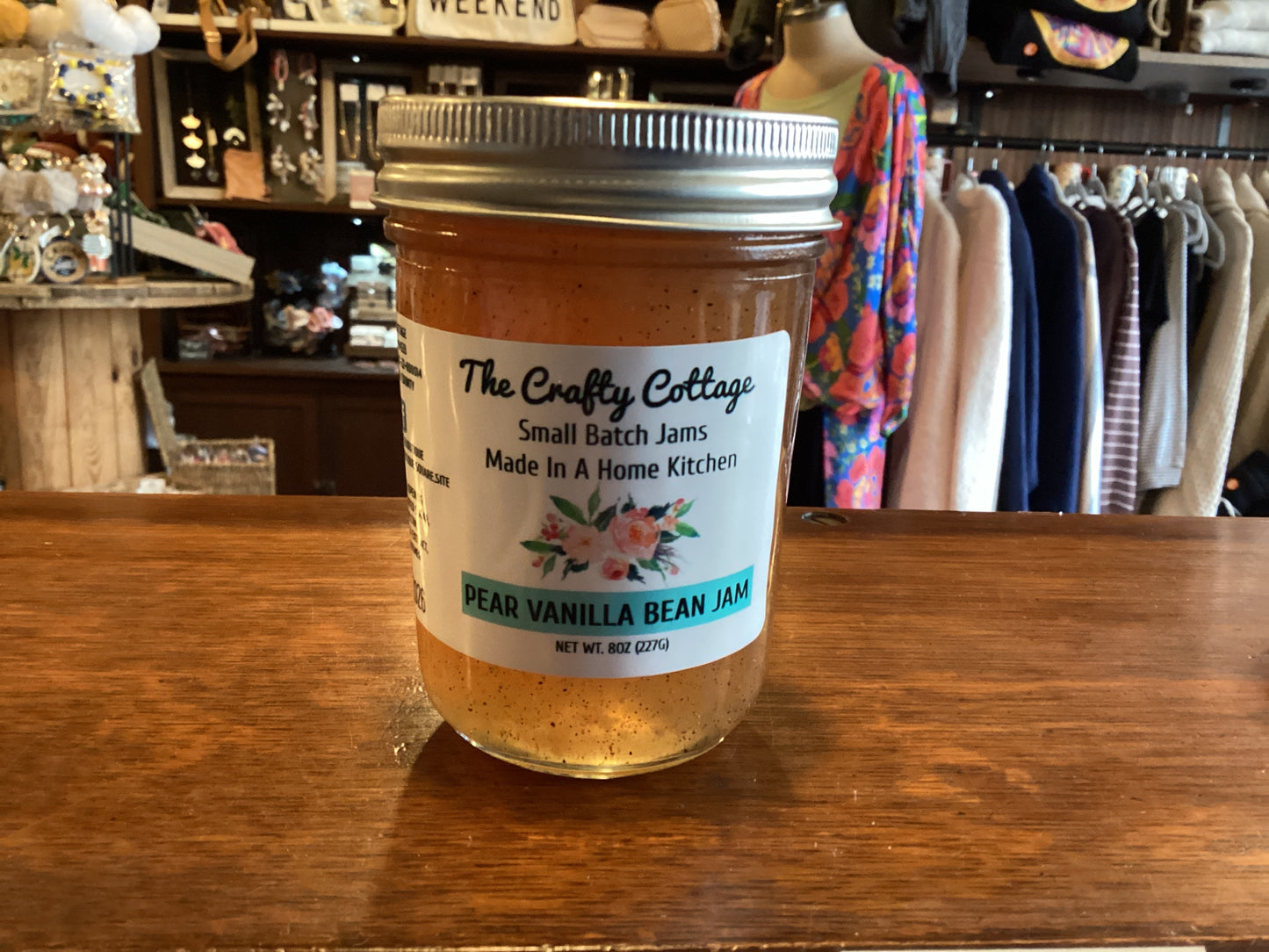 Pear Vanilla Bean Jam 8oz