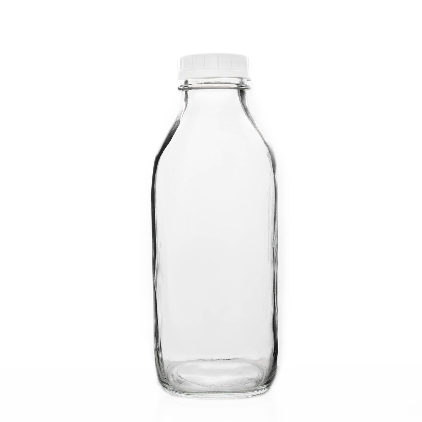 Fox Run Brands - Fox Run Classic Glass Milk Bottle With Lid, 32 oz or 1 Quart