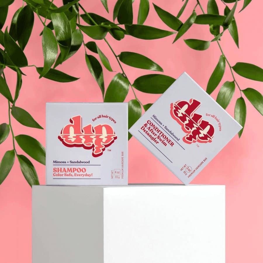 Dip - Color Safe Shampoo Bar for Every Day - Mimosa & Sandalwood