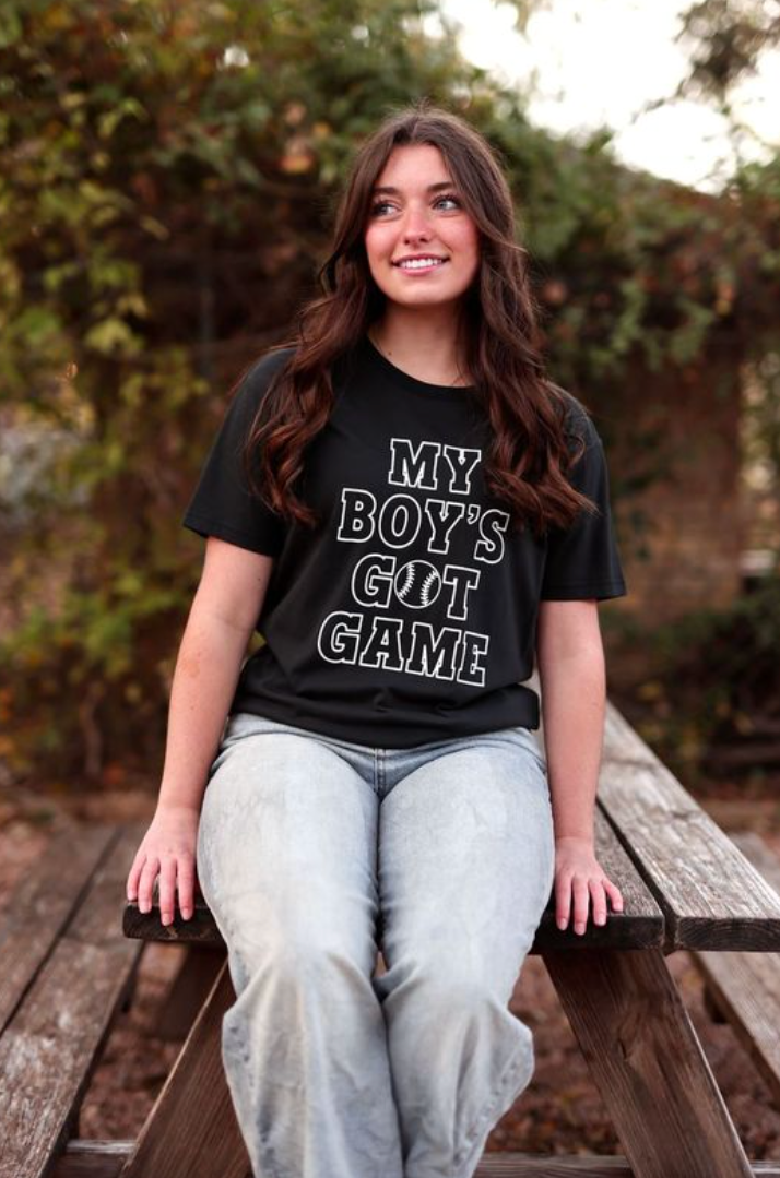 Jadelynn Brooke - My Boys Got Game- SS (Black)