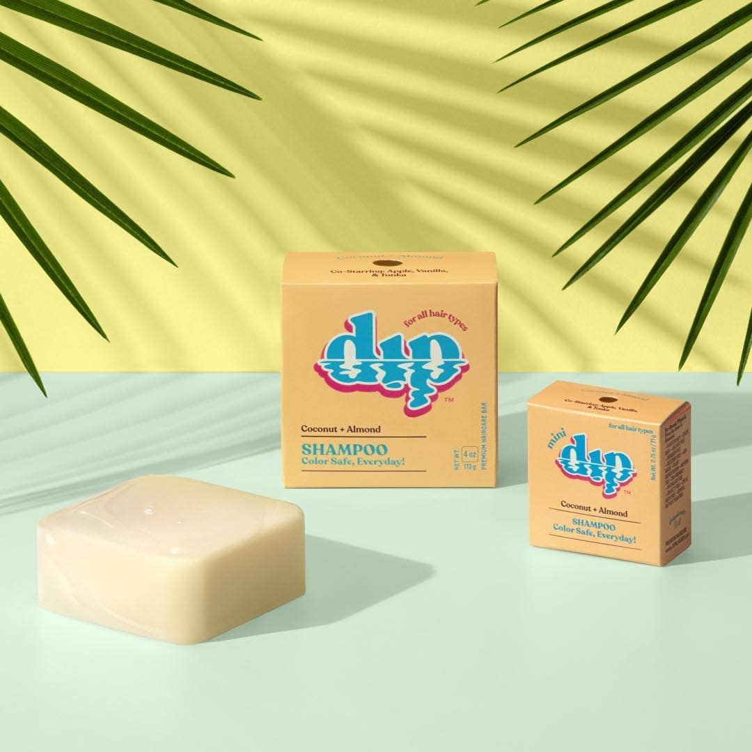 Dip - Color Safe Shampoo Bar for Every Day - Coconut & Almond: 4 oz