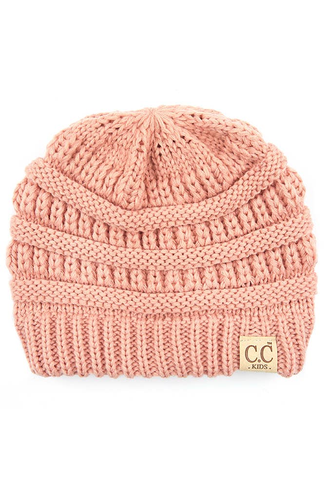 Hana - C.C Kids Solid Classic Knit Beanie