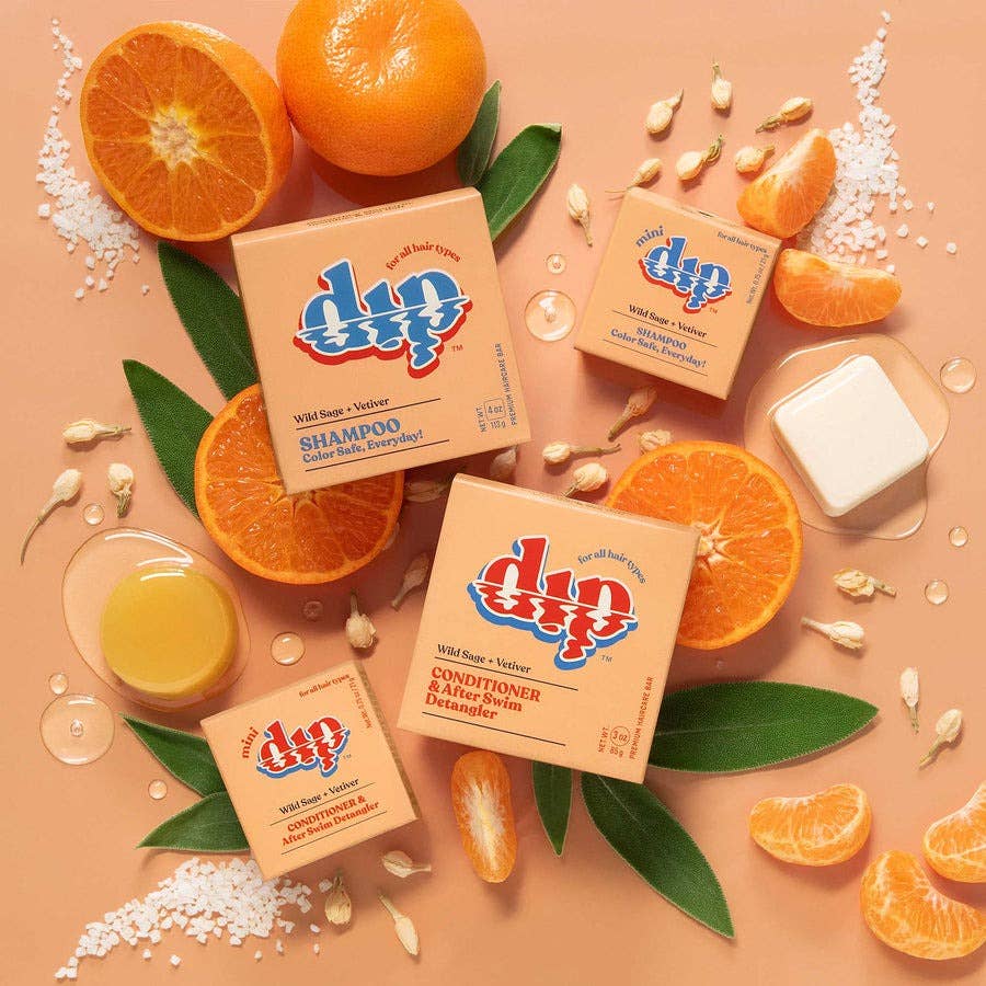 Dip - Conditioner Bar & After Swim Detangler - Wild Sage & Vetiver: 3 oz