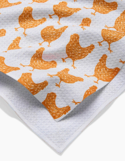 Geometry - Fun Spring Chicks Tea Towel