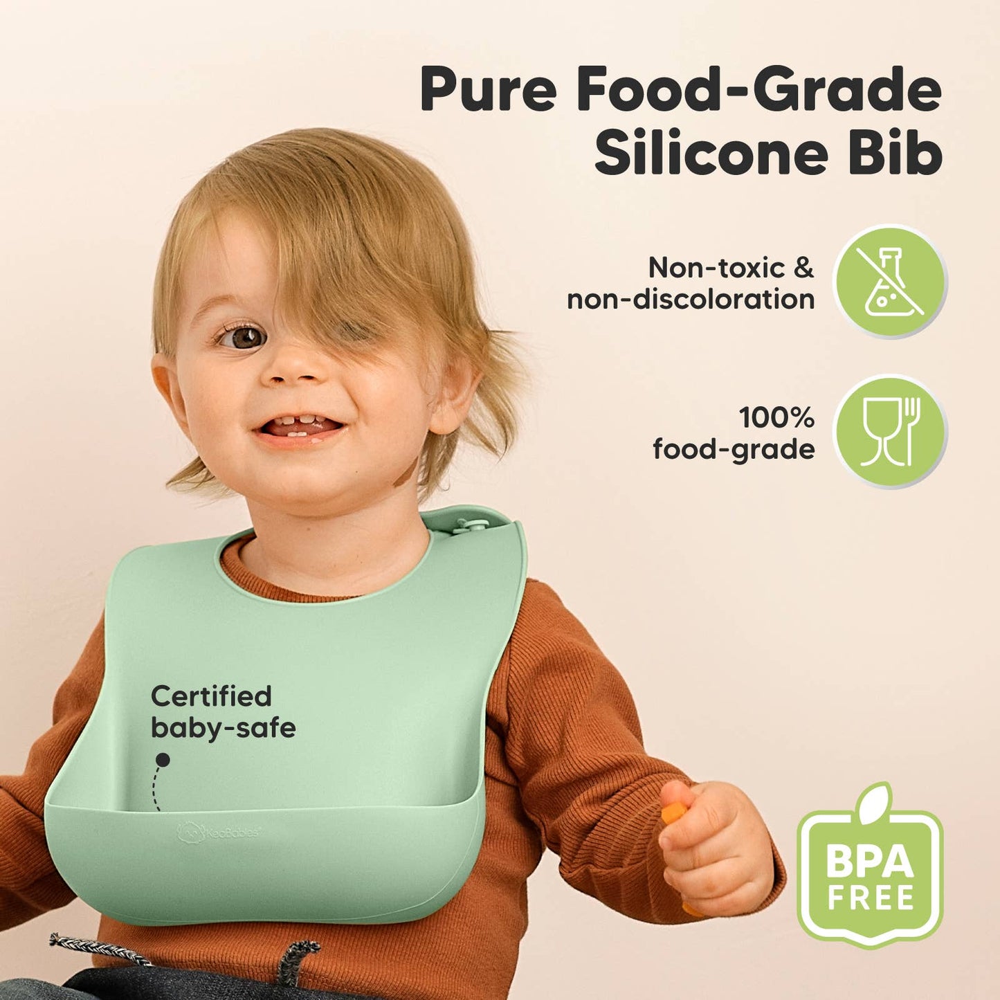 Silicone Catch All Bibs