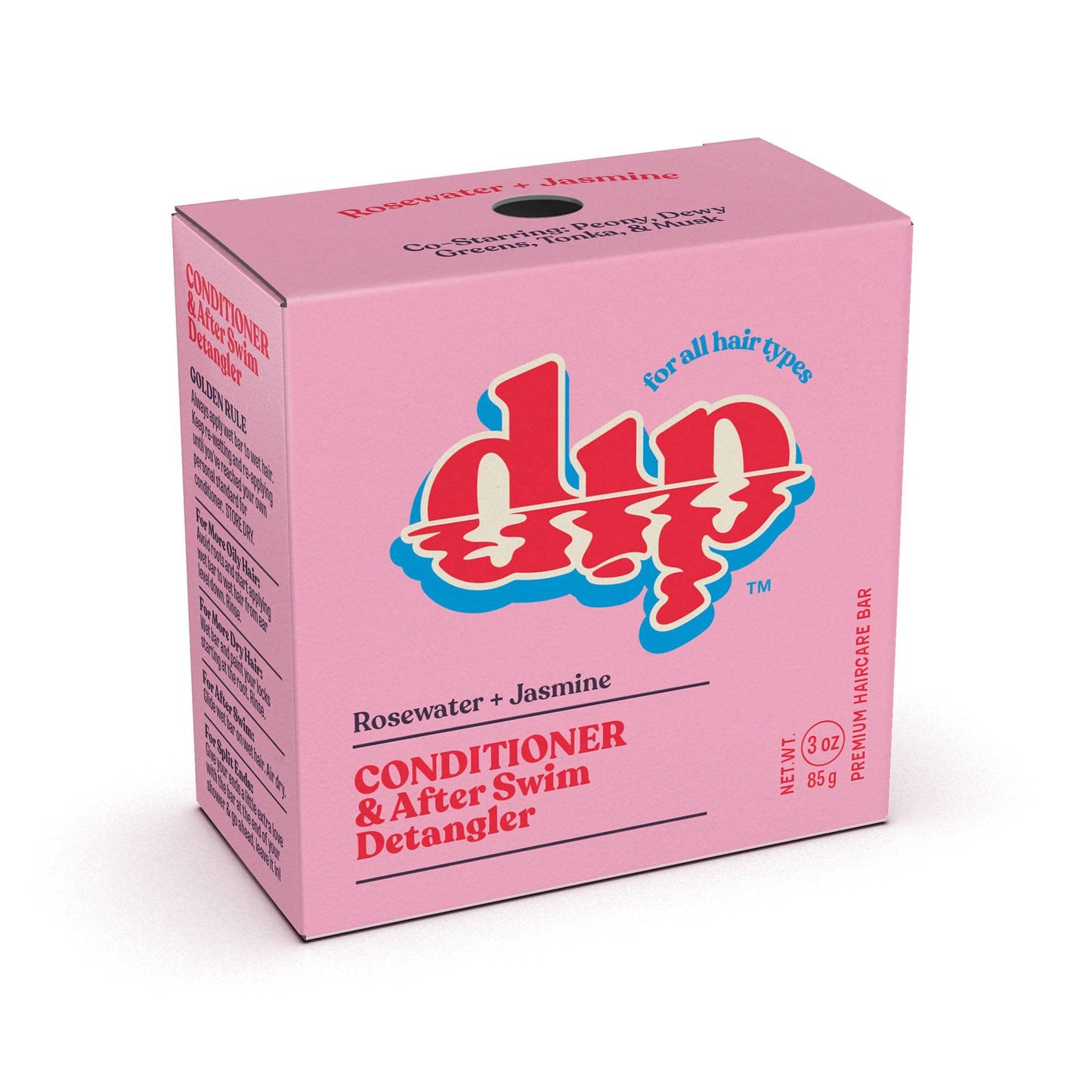 Dip - Conditioner Bar & After Swim Detangler - Rosewater & Jasmine: 3 oz / Rosewater & Jasmine