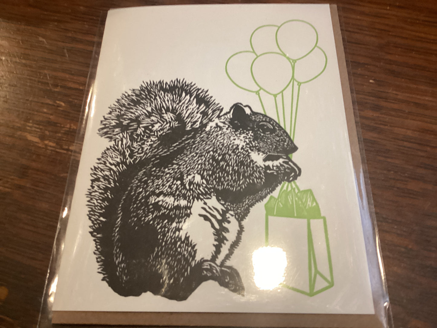 Squirrel Birthday Card