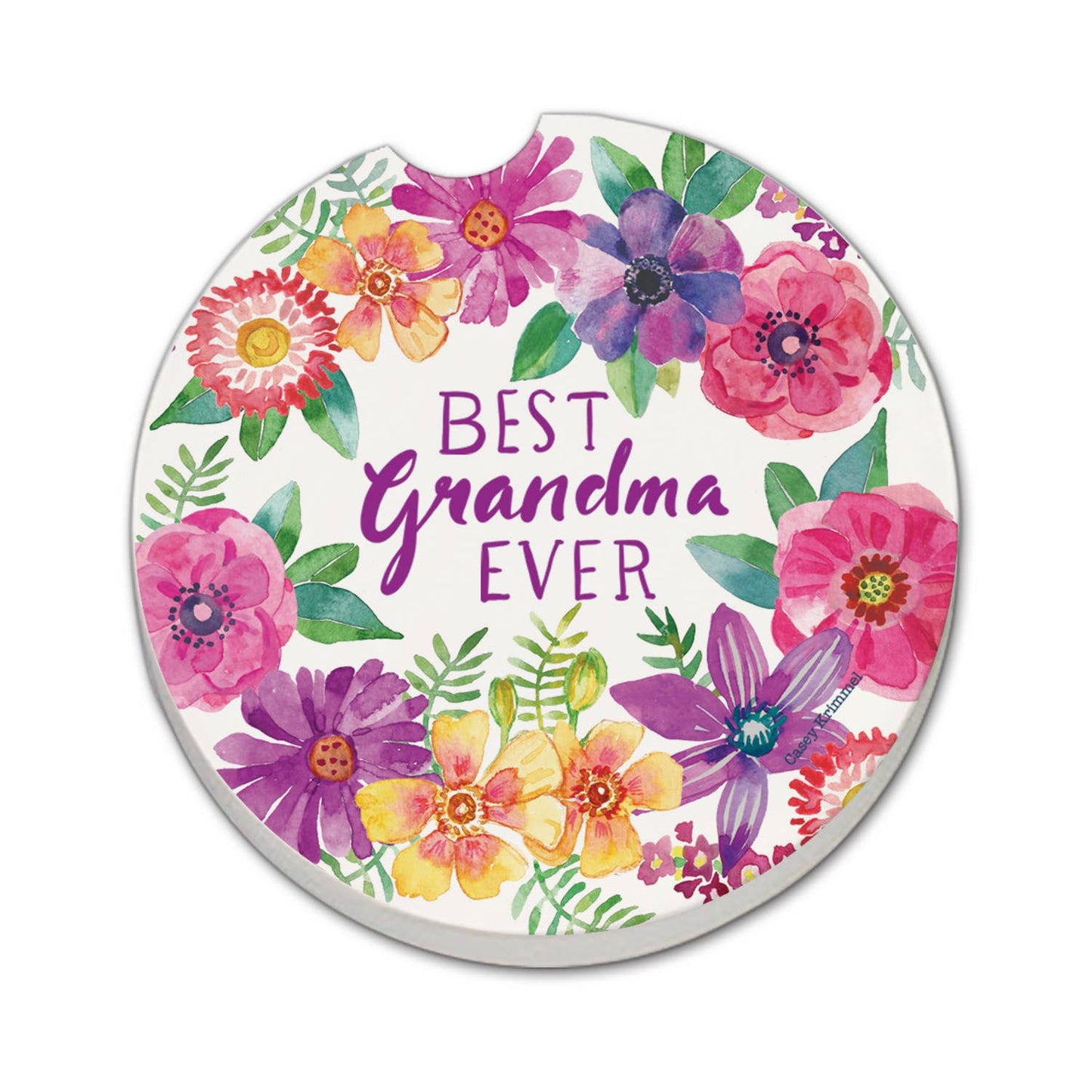 "Best Grandma" Stone Car Coaster BULK NO PACKAGING
