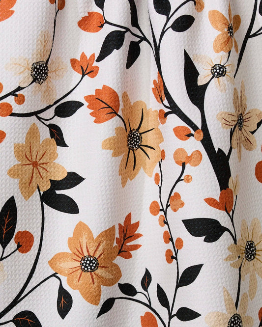 Geometry - Spiced Florals Tea Towel