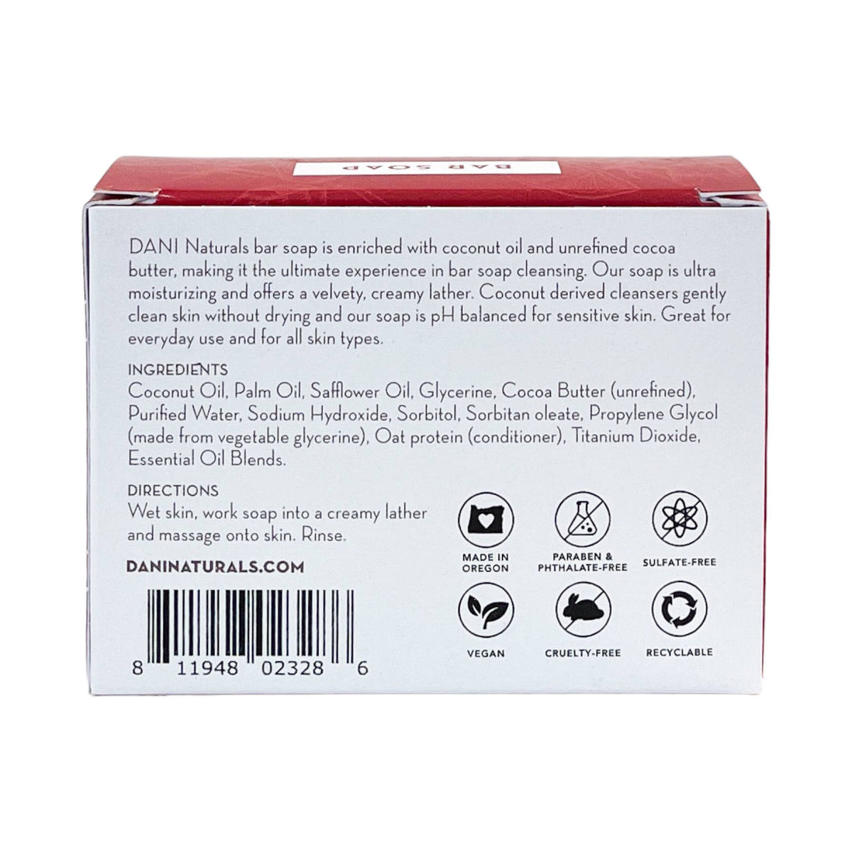 DANI Naturals - Citrus Rose Bar Soap 4oz
