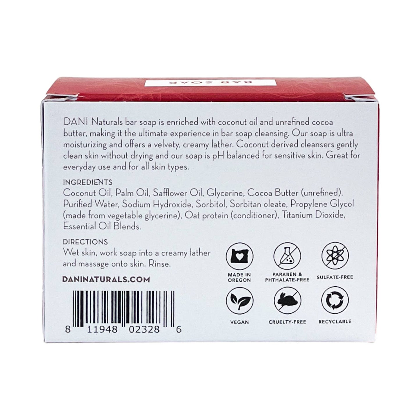 DANI Naturals - Citrus Rose Bar Soap 4oz