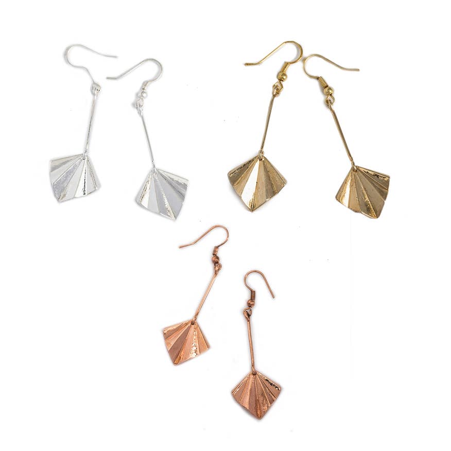 Mezzo Fan Earrings - Ethically Made