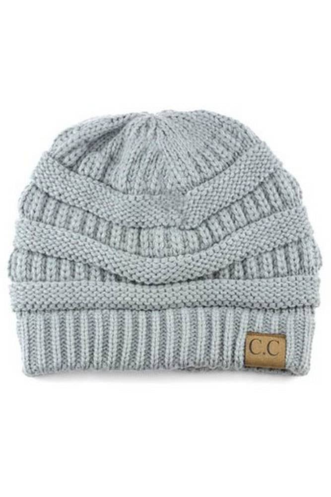 Hana - C.C Best Selling Cable Knit Classic Beanie Winter Hat