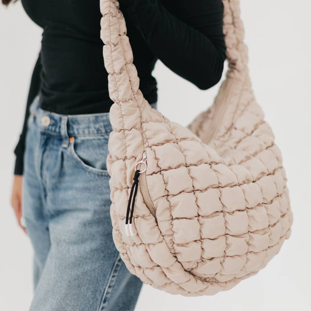 Pretty Simple - Carmen Quilted Hobo Tote Bag