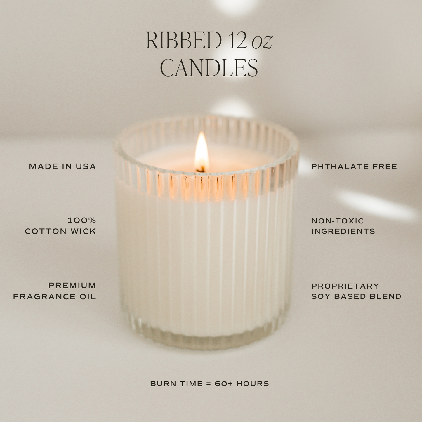 Salt and Sea Sweet Water Decor | 12 oz Soy Candle