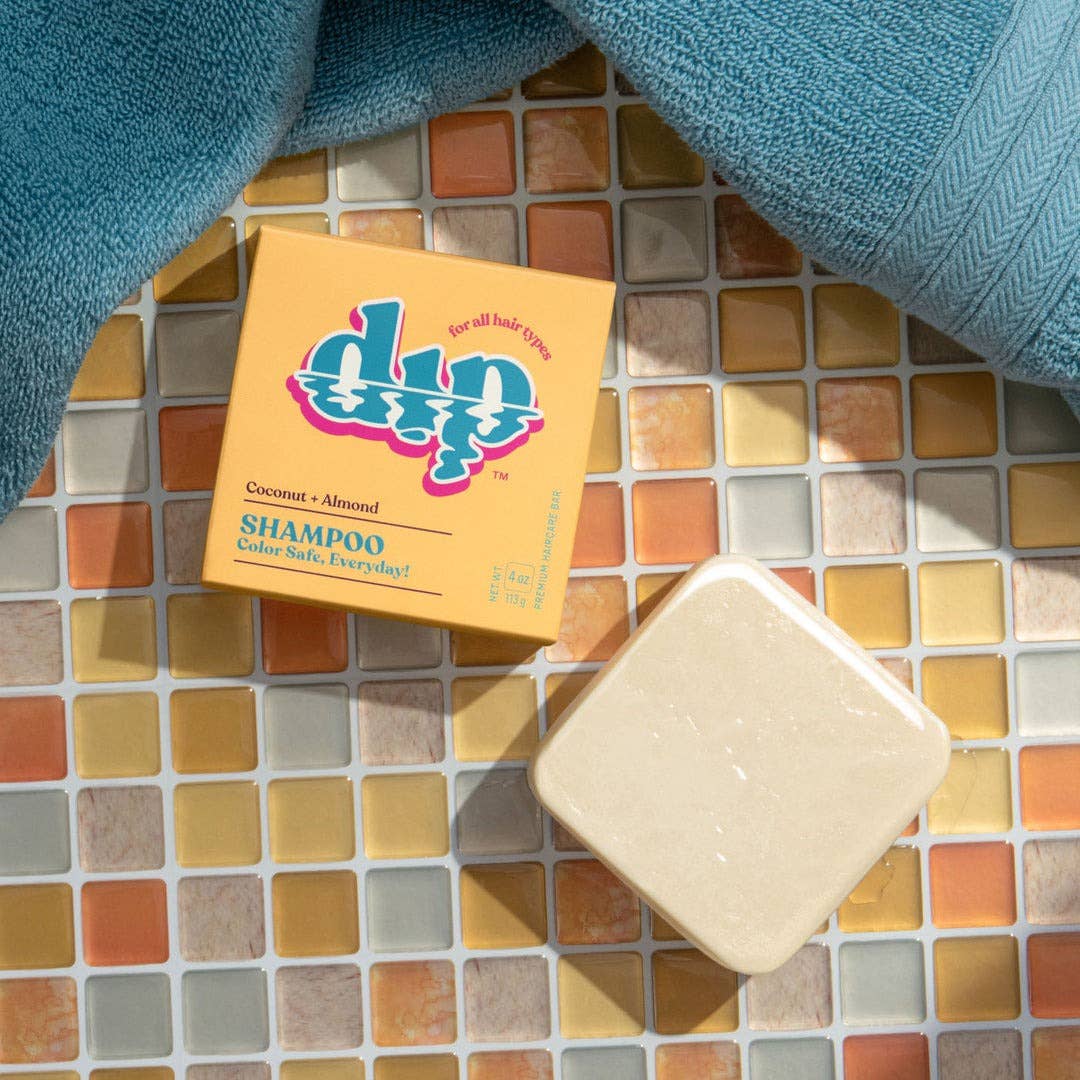 Dip - Color Safe Shampoo Bar for Every Day - Coconut & Almond: 4 oz
