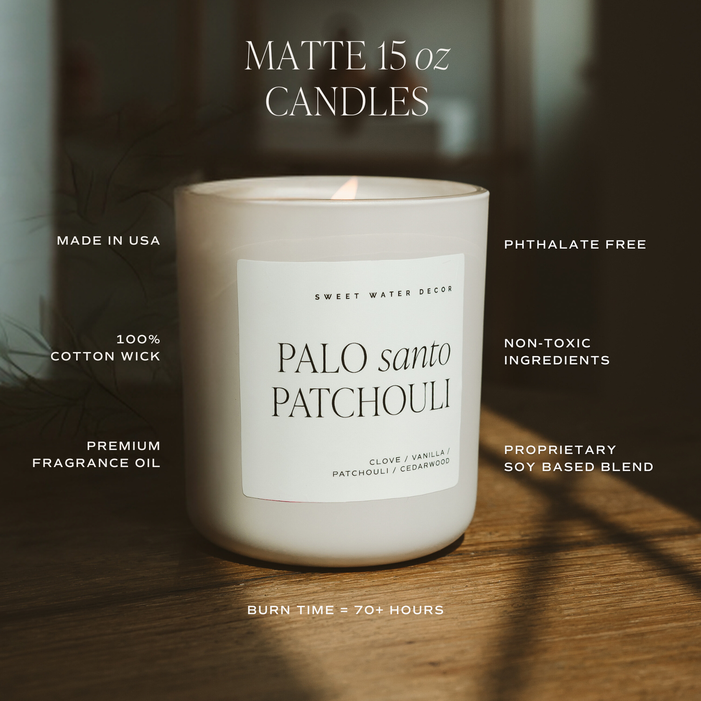 Sweet Water Decor - Apple Maple Bourbon 15 oz Soy Candle - Fall Decor