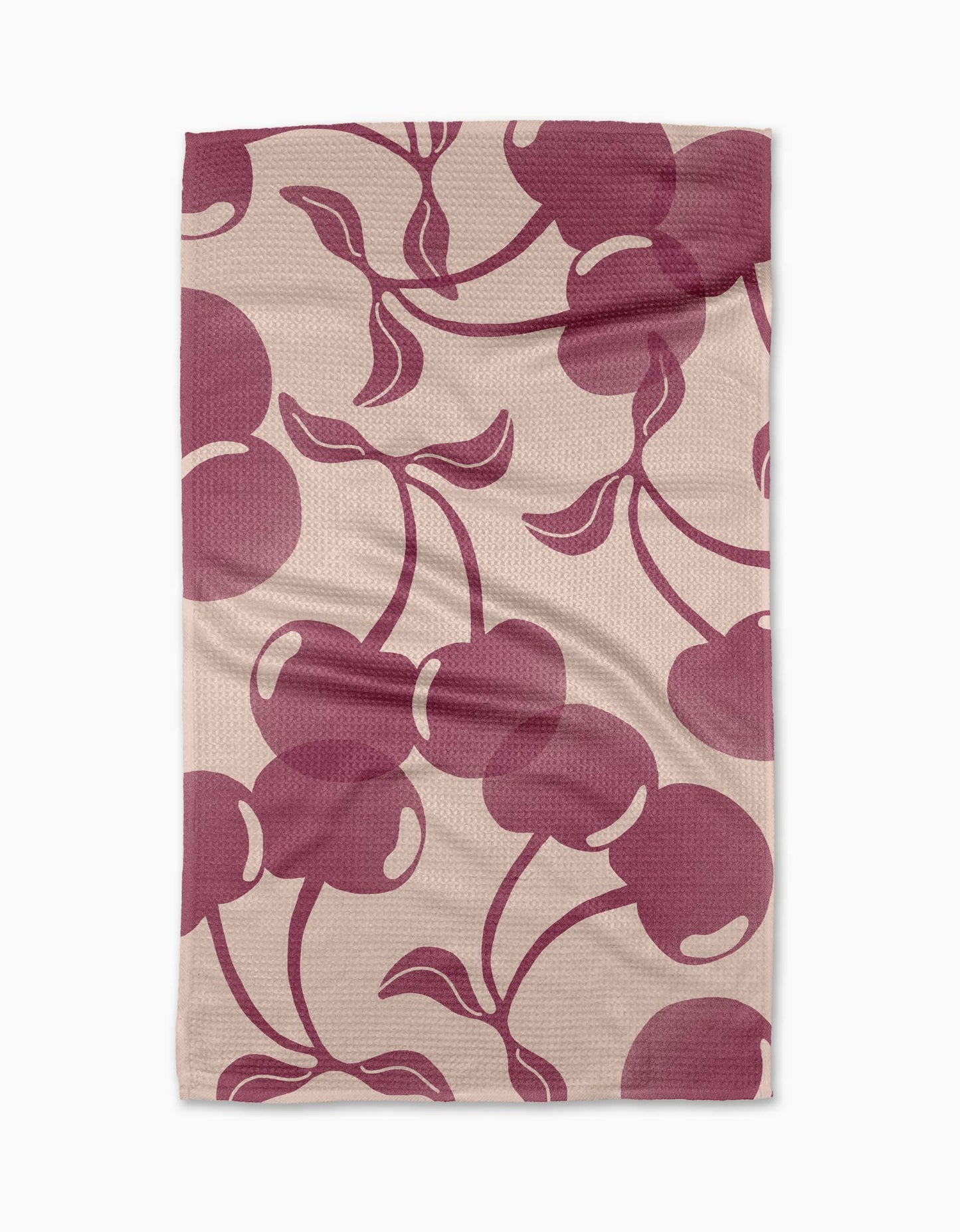 Geometry - Pink Cherry Dreams Tea Towel